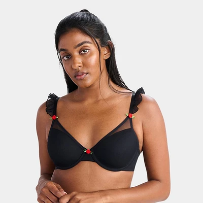 Parade Women Silky Meh Flutter Strap T-Shirt Bra