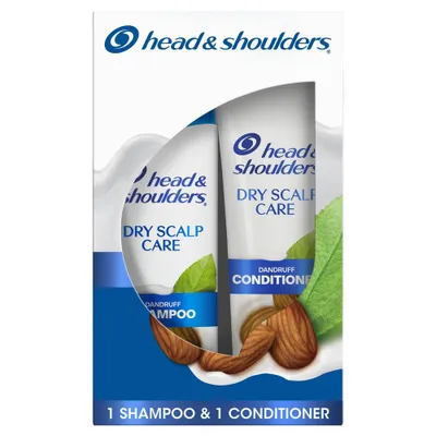 Head & Shoulders Paraben Free Dry Scalp Care Shampoo and Conditioner Bundle Pack - 23.4 fl oz/2ct