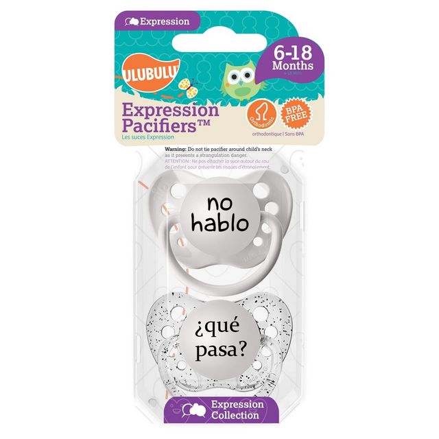 Ulubulu 2pk Pacifiers 6-18 Months