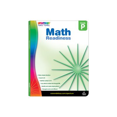 Math Readiness, Grade Pk - (Early Years) by Spectrum (Paperback)