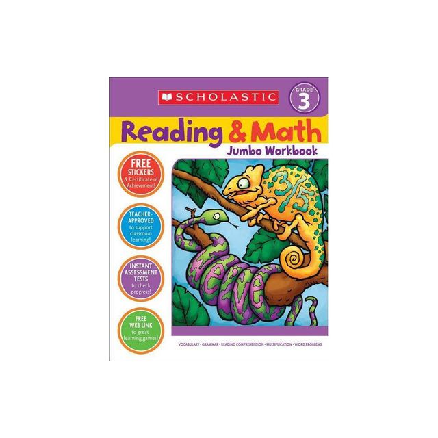 Reading & Math Jumbo Workbook: Grade 3 - by Terry Cooper & Virginia Dooley (Paperback)