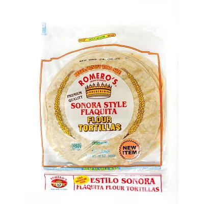 Romeros Sonora Style Soft Flour Taco Tortillas - 12ct / 16oz