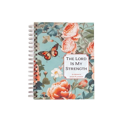 The Lord Is My Strength (2025 Planner) - by Belle City Gifts (Spiral Bound)