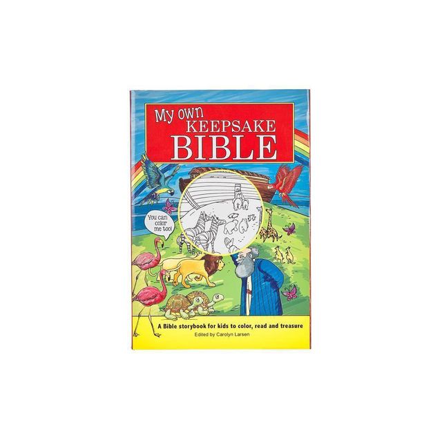 My Own Keepsake Bible: A Kids Bible Storybook to Color - by Various (Paperback)