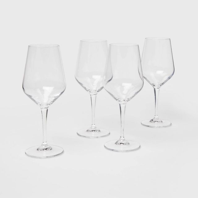 15oz 4pk Glass Atherton White Wine Glasses - Threshold