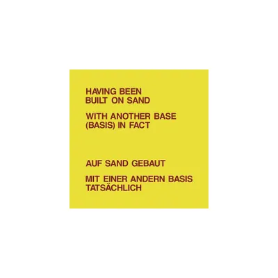 Dickie Landry & Lawrence Weiner - Having Been Built on Sand (Vinyl)