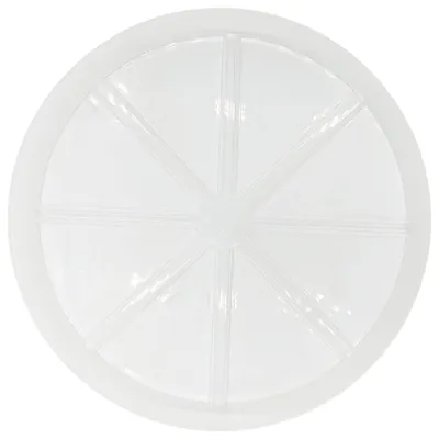 Classic Home and Garden 12 Plastic Planter Saucer Clear