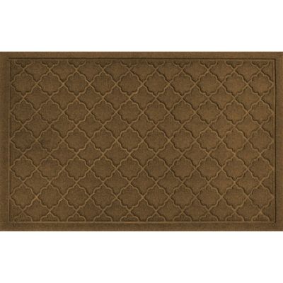 Bungalow Flooring 2x3 WaterHog Cordova Indoor/Outdoor Doormat Dark Brown: Low Pile Recycled PET, Front Door Mat