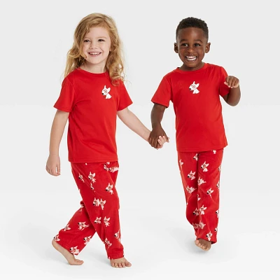 Toddler Bullseye Microfleece Matching Family Pajama Pants - Wondershop Red