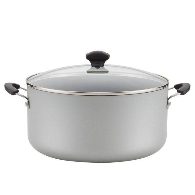 Kitchenaid 8qt Hard Anodized Stock Pot Black : Target