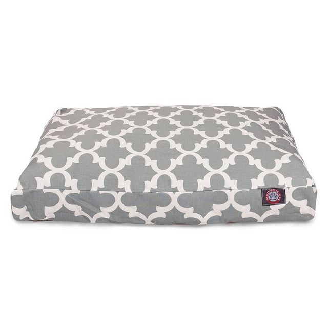 Majestic Pet Trellis Rectangle Dog Bed - Gray - Large - L