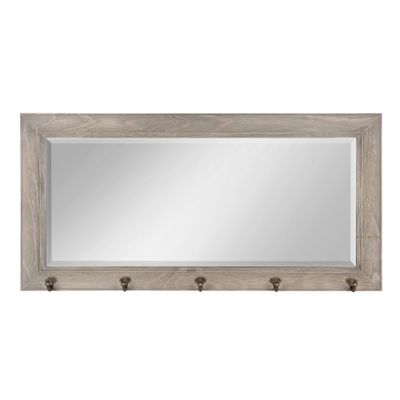 36 x 18 Pub Mirror with Metal Hooks