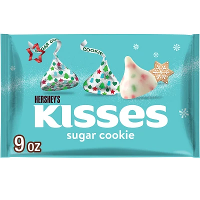 Hersheys Kisses Christmas Sugar Cookie Flavored White Crme Candy - 9oz