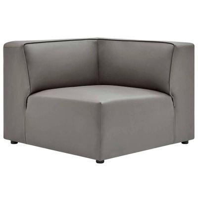 Mingle Vegan Leather Corner Chair  - Modway