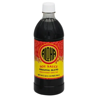 Aloha Shoyu Regular Soy Sauce - 24oz