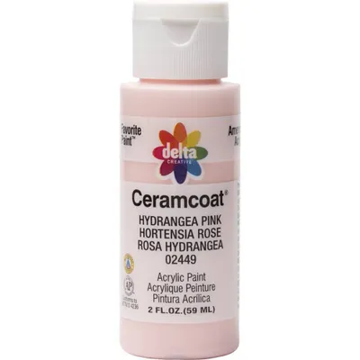 2 fl oz Acrylic Craft Paint Hydrangea Pink - Delta Ceramcoat