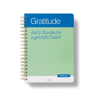 PAPIER Gratitude Journal Blue/Green