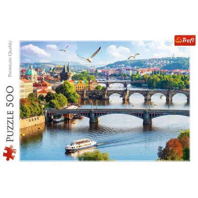 Trefl Prague Czech Republic Jigsaw Puzzle - 500pc