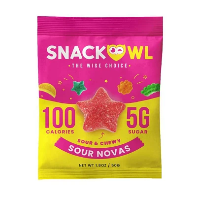 Snack Owl Candy Sour Novas - 1.8oz