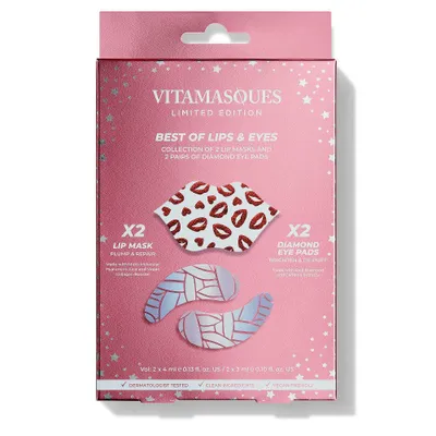 Vitamasques Lip + Eye Box Set - 4ct