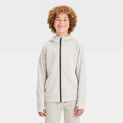 Boys Premium Fleece Full Zip Hoodie