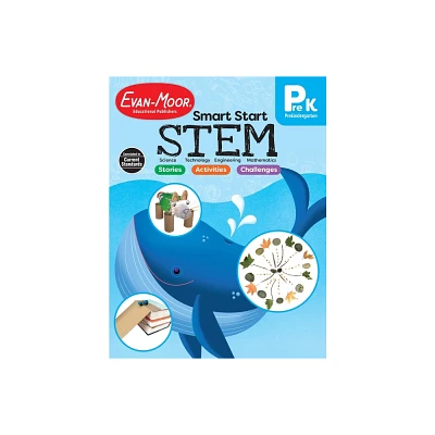 Smart Start: Stem, Prek Workbook - by Evan-Moor Educational Publishers (Paperback)