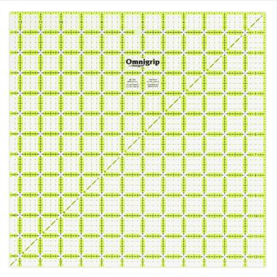 Omnigrid 12-1/2 x 12-1/2 Non-Slip Square Quilting Ruler