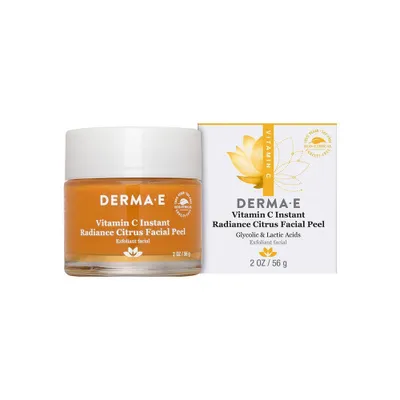derma e Vitamin C Instant Radiance Citrus Facial Peel - 2oz