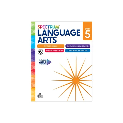 Spectrum Language Arts Workbook, Grade 5 - by Spectrum & Carson Dellosa Education (Paperback)