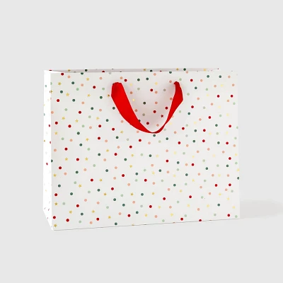 Vogue Dots with Gold Foil Gift Bag - Sugar Paper + Target