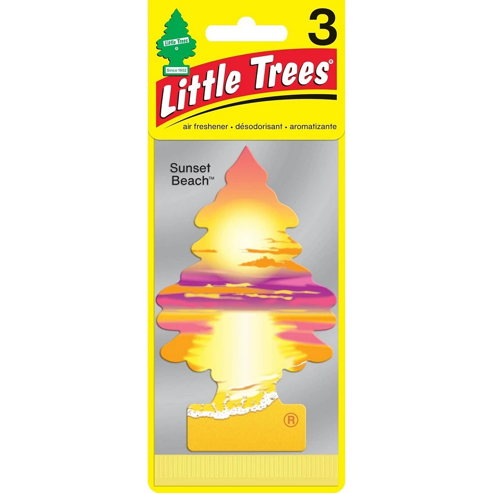 Little Trees Sunset Beach 3pk Air Fresheners