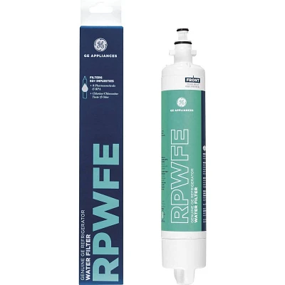 GE Appliances RPWFE Replacement Refrigerator Water Filter: Filters Pharmaceuticals, Asbestos, Mercury, Lead, Pesticides