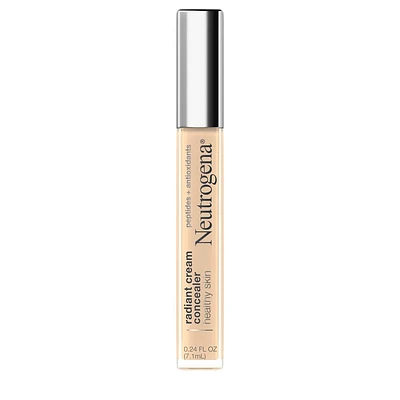 Neutrogena Healthy Skin Radiant Brightening Lightweight Perfecting Cream Concealer with Peptides & Vitamin E Antioxidant - 01 Ivory Light- 0.24oz