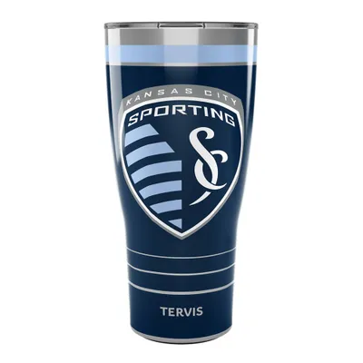 MLS Sporting Kanas City 30oz MVP Stripe Stainless Steel Tumbler