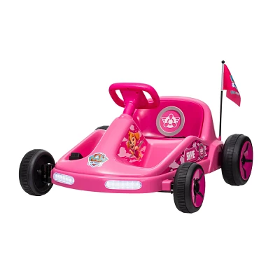 PAW Patrol Go Kart with Lights 6V Ride-On Car - Skye