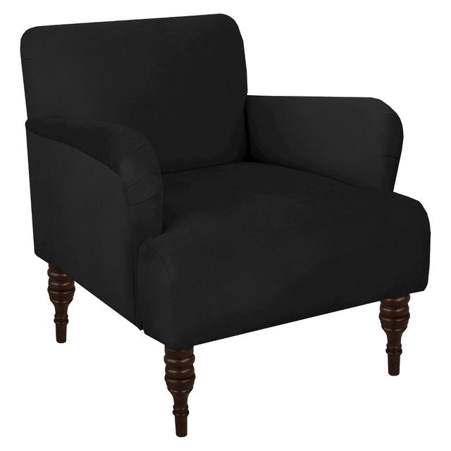 Skyline Furniture Accent Chair Velvet Black