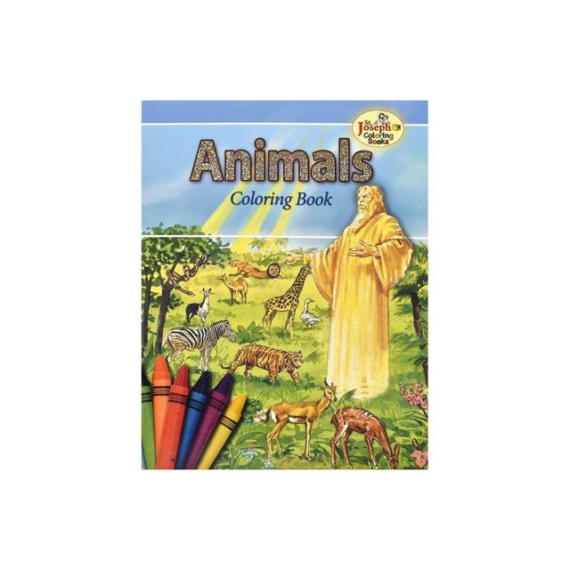 Animals of the Bible Coloring Book - by Catholic Book Publishing Corp (Paperback)