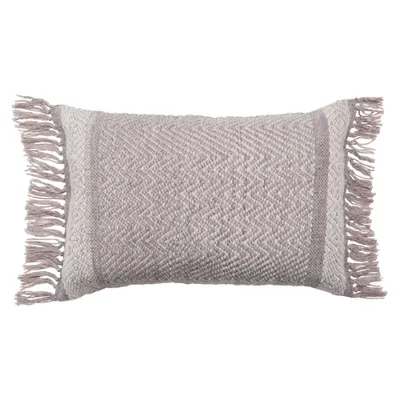 13x21 Oversized Indoor & Outdoor Vibe by Iker Chevron Lumbar Pillow Cover: Jaipur Living