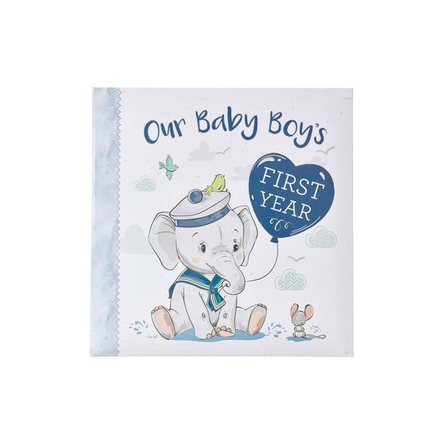 Memory Book Our Baby Boys First Year - (Hardcover)