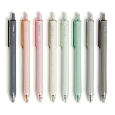 U Brands U-Eco 8ct Gel Ink Pens with Refills Essential Speckle