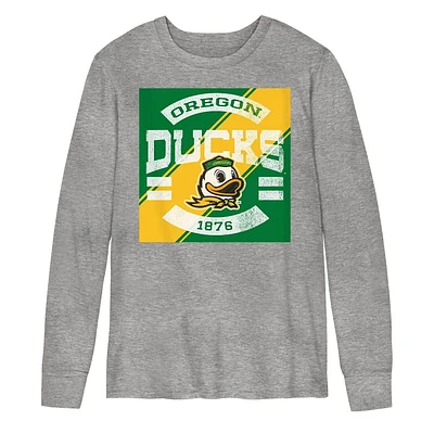 NCAA Oregon Ducks Boys ong Sleeve Gray T-Shirt