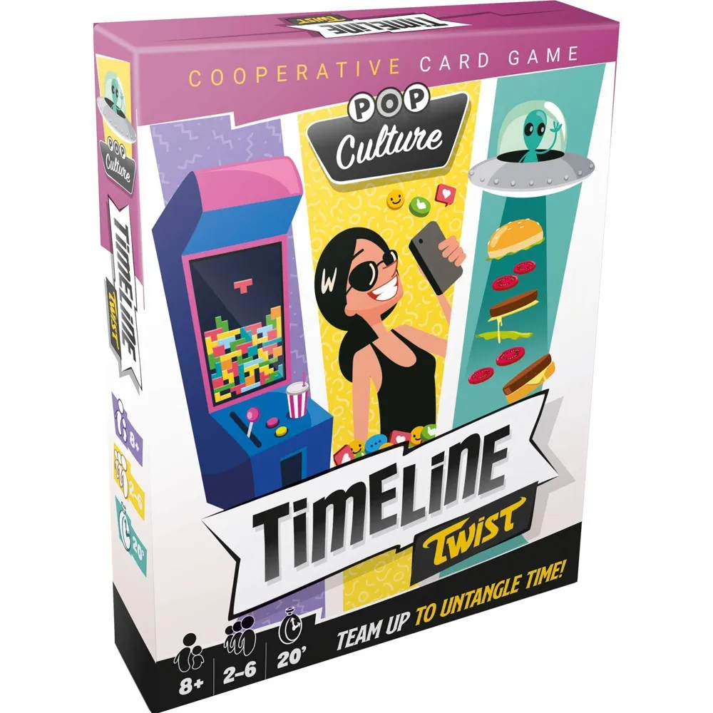 Asmodee Timeline Twist - Pop Culture Game | The Market Place