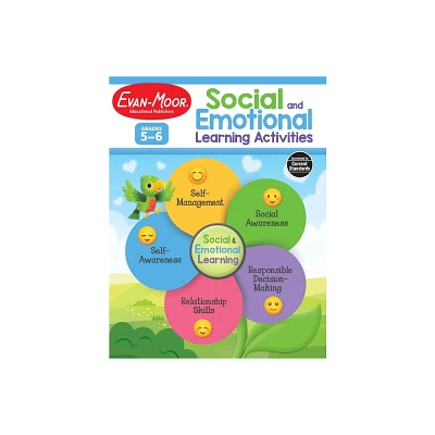 Social and Emotional Learning Activities, Grade 5 - 6 Teacher Resource - by Evan-Moor Educational Publishers (Paperback)