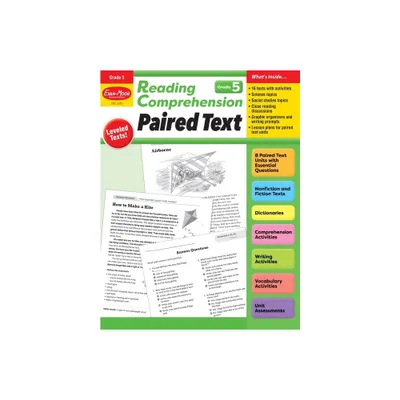 Reading Comprehension: Paired Text, Grade 5 Teacher Resource - (Reading Comprehension: Reading Paired Text) by Evan-Moor Educational Publishers