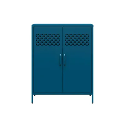 Annie Short Metal 2 Door Cabinet  - Mr. Kate: Vintage Style, Adjustable Shelves