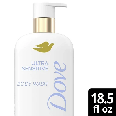 Dove Beauty Serum Ultra Sensitive Body Wash - Fragrance Free - 18.5 fl oz