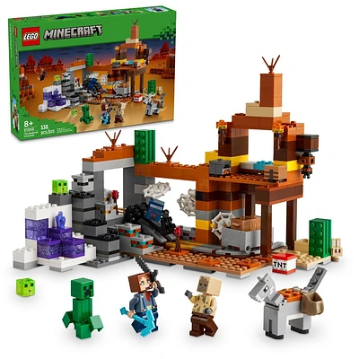 LEGO Minecraft The Badlands Mineshaft Video Game Toy 21263