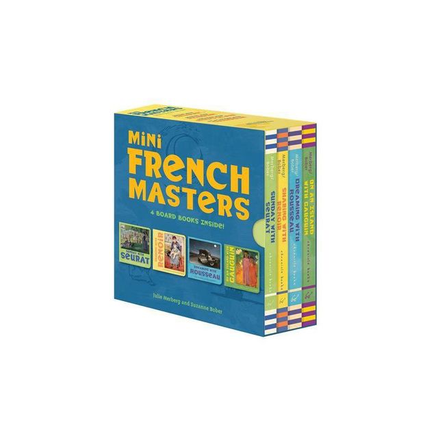 Mini French Masters Boxed Set - (Mini Masters) by Julie Merberg & Suzanne Bober (Board Book)