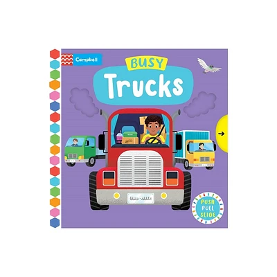 Busy Trucks - (Busy Books) by Campbell Books (Board Book)