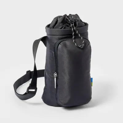 Water Bottle Bag Black - Open Story